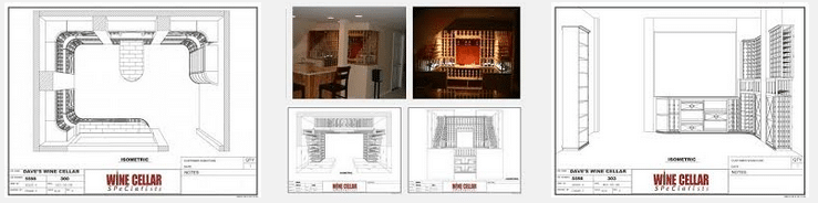 3D Wine Cellar Design