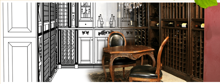 Check out more custom wine cellars here!