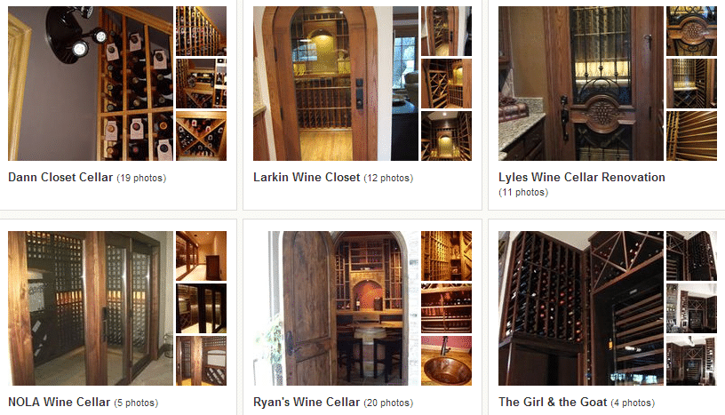 Click here to see more pictures of our wine cellars!