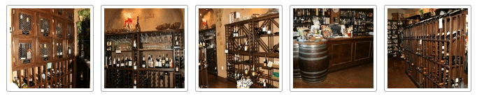 Bistro de la Reine Commercial Wine Racks