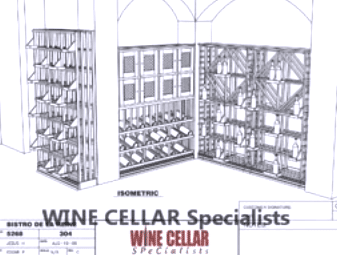 Commercial Wine Cellar in 3D Design