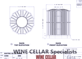 Commercial Double Aisle Reveal Kit Wine Racks