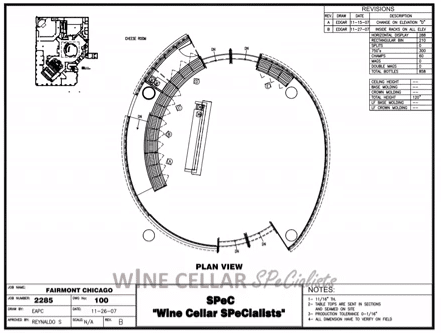 Wine Cellar Design -Commercial Wine Cellars Chicago Illinois Fairmont Hotel