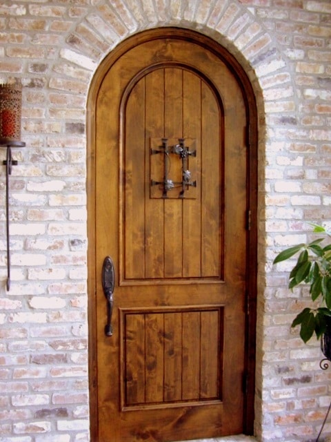 Wood Wine Cellar Door