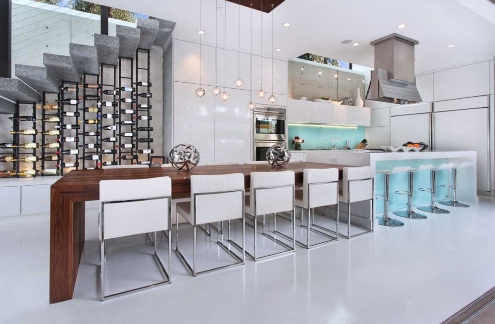 The Modern Style Wine Cellar: Metal Wine Racking ...