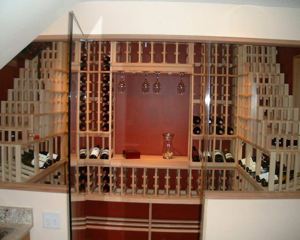Traditional Custom Wine Cellar Design Chicago